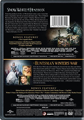 Snow White and the Huntsman + The Huntsman: Winter's War 2 - DVD