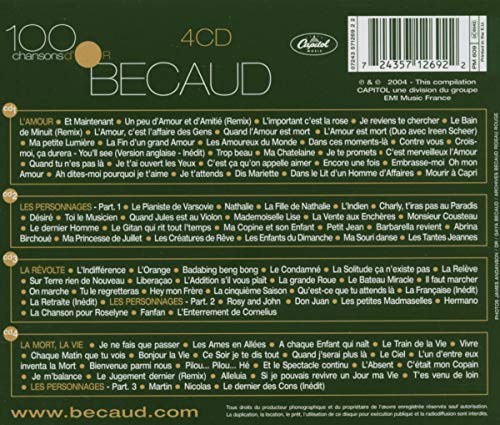 Gilbert Bécaud / 100 chansons d'or - CD