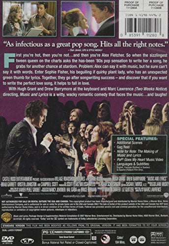 Music and Lyrics (Full Screen) (Bilingual) - DVD (Used)