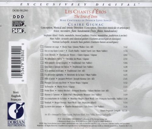 Les Chants D'eros