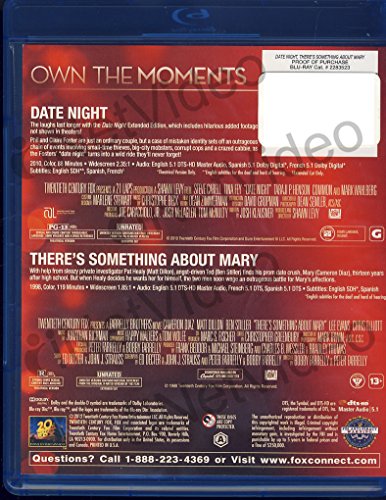 Date Night + There's something about mary - Blu-Ray