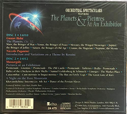 Orchestral Spectaculars: Planets / Pictures Exhib