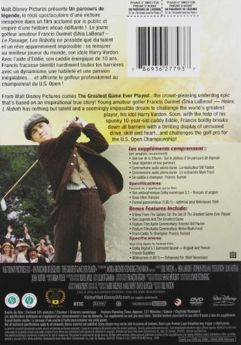 The Greatest Game Ever Played (Version française) - DVD (Used)