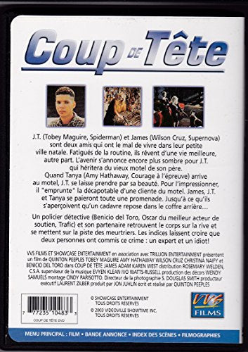 COUP DE TÊTE V.F. DE Joyride (FRENCH LANGUAGE ONLY NO SUBTITLES)