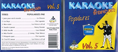 Karaoke Francais Vol. 5