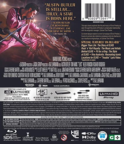 Elvis - 4K/Blu-Ray
