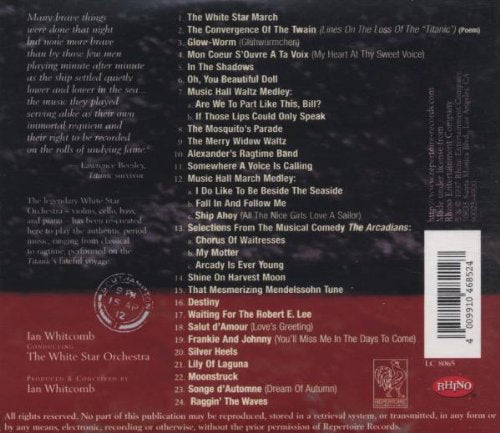 Titanic: Music Heard on Fateful Voyage