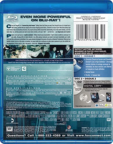 Chronicle (Director's Cut: The Lost Footage Edition) - Blu-Ray