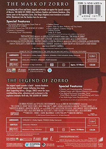 The Mask of Zorro / The Legend of Zorro (Double Feature)