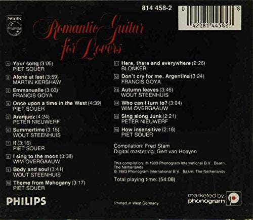 Various - Romantic Guitar For Lovers - Philips - 814 458-2