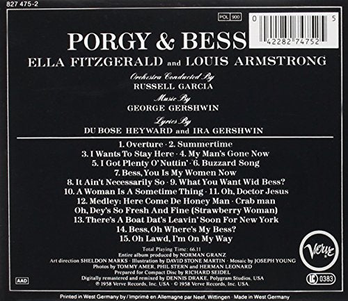 Ella Fitzgerald & Louis Armstrong / Porgy & Bess - CD (Used)