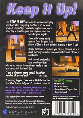 Slim in 6 Keep It Up: Week 7 and On! Plus: Slim & 6pack and Slim & Limber!