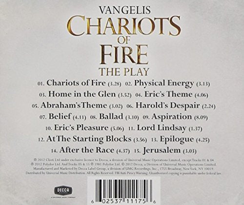 Chariots Of Fire Music From The Stage Show