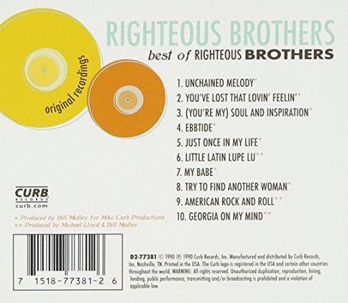 The Righteous Brothers / The Best of The Righteous Brothers- CD (Used)