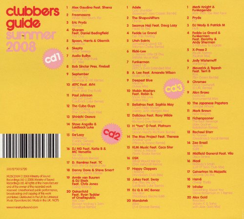 Ministry of Sound: Clubbers Guide Summer 2008 / Various