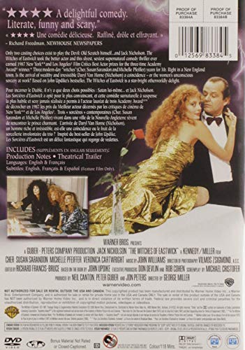 The Witches of Eastwick - DVD (Used)