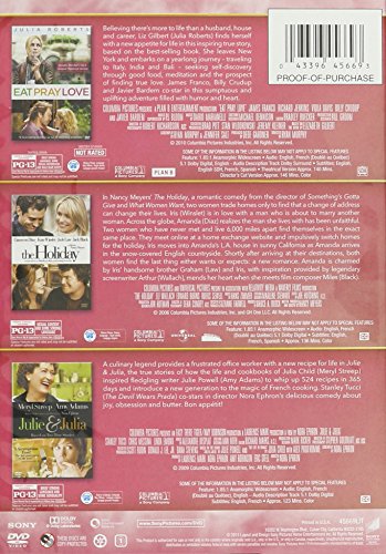 Eat Pray Love + Holiday, the (2006) + Julie & Julia - DVD