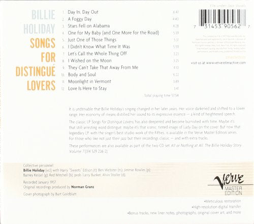 Songs for Distingue Lovers