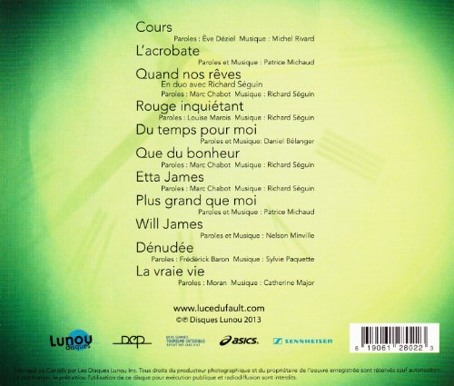 Luce Dufault / Du temps pour moi - CD