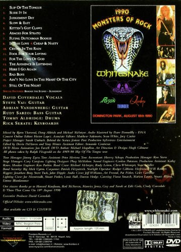 Whitesnake / Live at Donnington (1990) - DVD