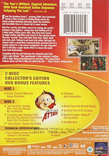 The Incredibles (Two-Disc Widescreen Collector's Edition) - DVD (Used)