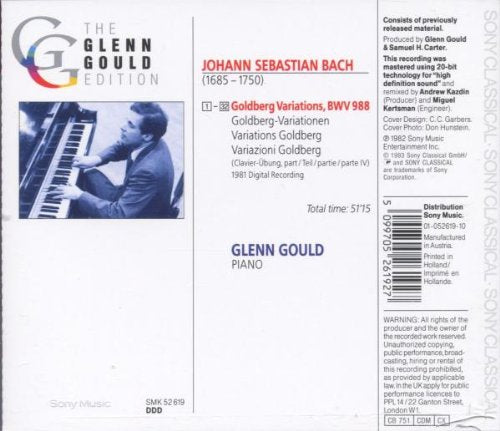 Goldberg Variations Bwv 9