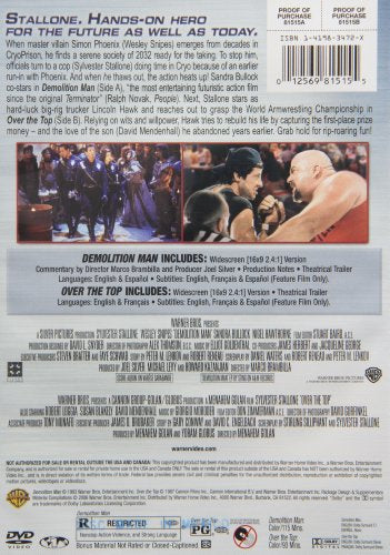 Demolition Man/Over the Top - DVD