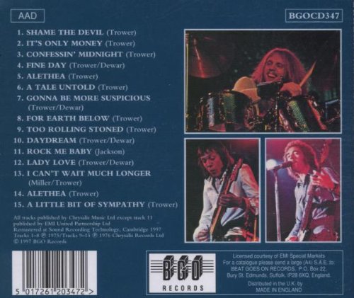 For Earth Below/Robin Trower Live
