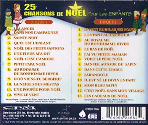 Various / 25 Chansons De Noel Pour Les Enfants (incluant 2 disques) - CD (Used)