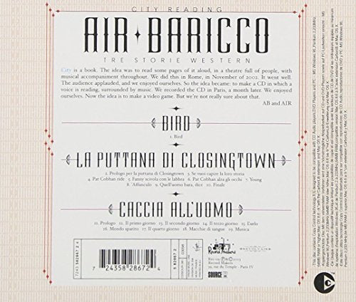 Air & Baricco / City Reading - CD