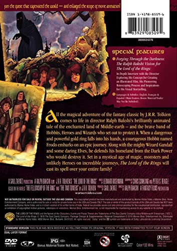 The Lord of the Rings (1978 Animated Movie) (Remastered Deluxe Edition)
