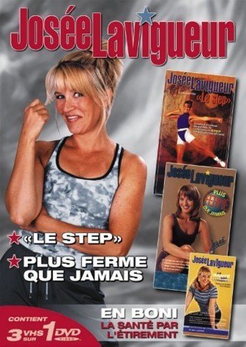 Josée Lavigueur / Le Step + Plus ferme que jamais + Santé par l'étirement - DVD (Used)
