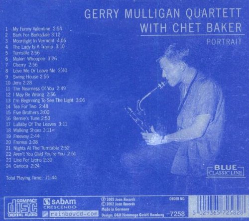 Gerry Mulligan Quartet with Chet Baker / Portraits - CD (Used)