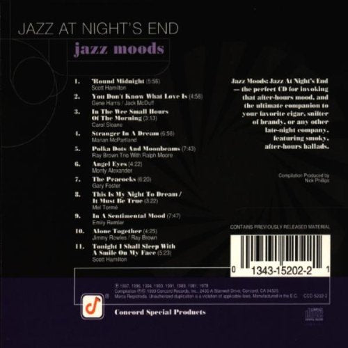 Jazz Moods: Jazz At Night's End / Various