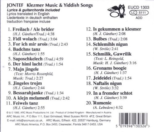 Klezmer Music & Yiddish Songs-