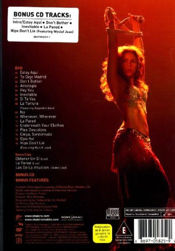 Shakira Oral Fixation Tour - DVD (Used)