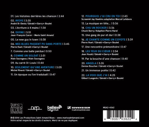 Mario Saint-Amant / 22 Calines De Blues - CD (Used)