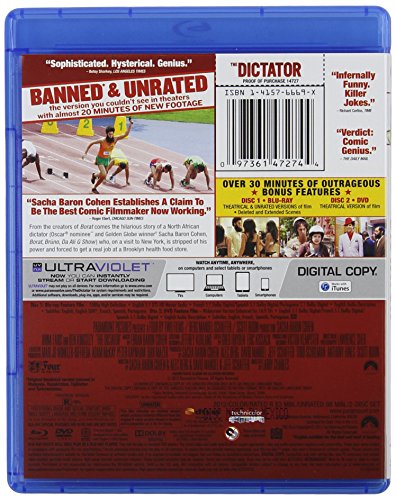The Dictator - Blu-Ray/DVD
