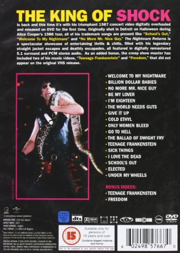 Alice Cooper / The Nightmare Returns - DVD (Used)
