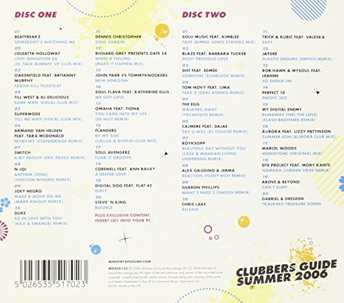 2006 Summer Clubbers Guide