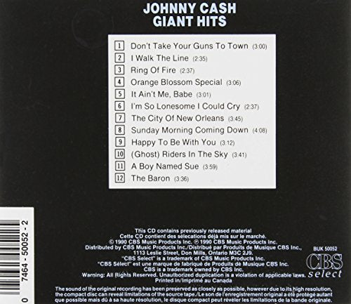 Johnny Cash / Giant Hits - CD (Occasion)