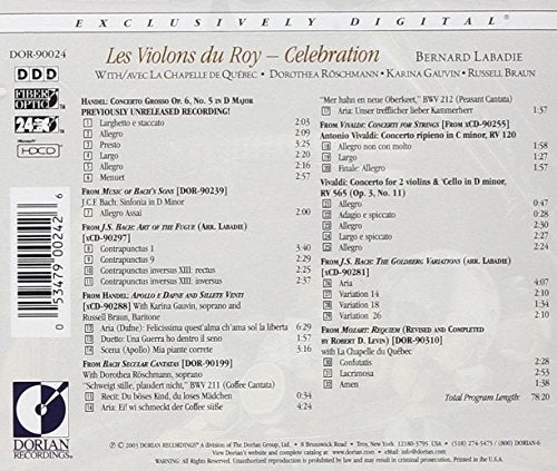 Les Violons du Roy / Celebration - CD (Used)