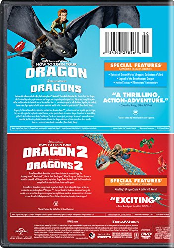 How To Train Your Dragon 1+2 Double Feature Icon - DVD (Used)