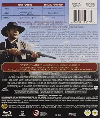 Wyatt Earp - Blu-ray (Used)