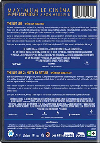 The Nut Job + The Nut Job 2: Nutty by Nature - Blu-Ray