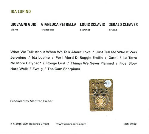 Giovanni Guidi and Gianluca Petrella / Ida Lupino - CD (Used)