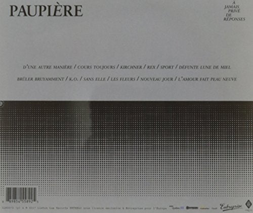 Paupiere / A Jamais Prive De Reponses - CD (Used)