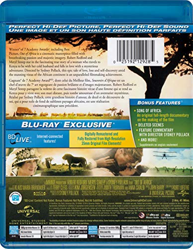 Out of Africa (1985) - Blu-Ray/DVD