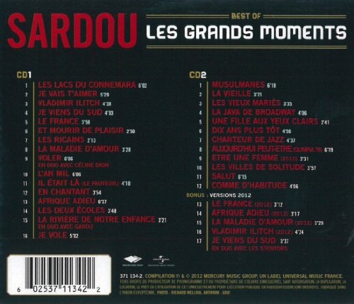 Michel Sardou / Les Grands Moments: Best Of - CD (Occasion)