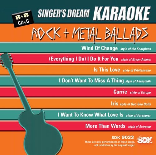 Singer's Dream Karaoke: Rock & Metal Ballads